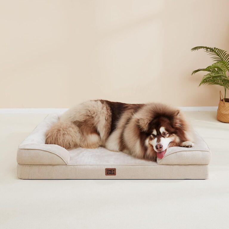 EHEYCIGA Orthopedic Dog Bed Review: A Comfortable, Waterproof XL Couch Bed for Extra Large Dogs