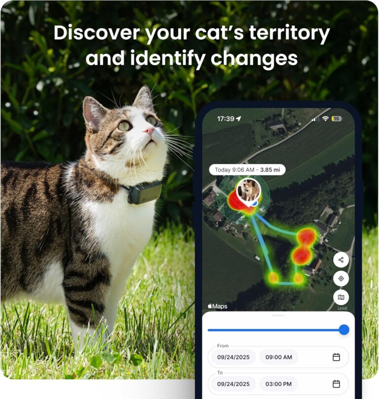 Tractive Smart Cat GPS Tracker | Never Lose Sight of Your Wandering Cat
