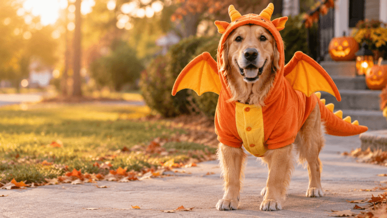 Large Dog Dragon Costume Review: Littledropet 7XL Fit