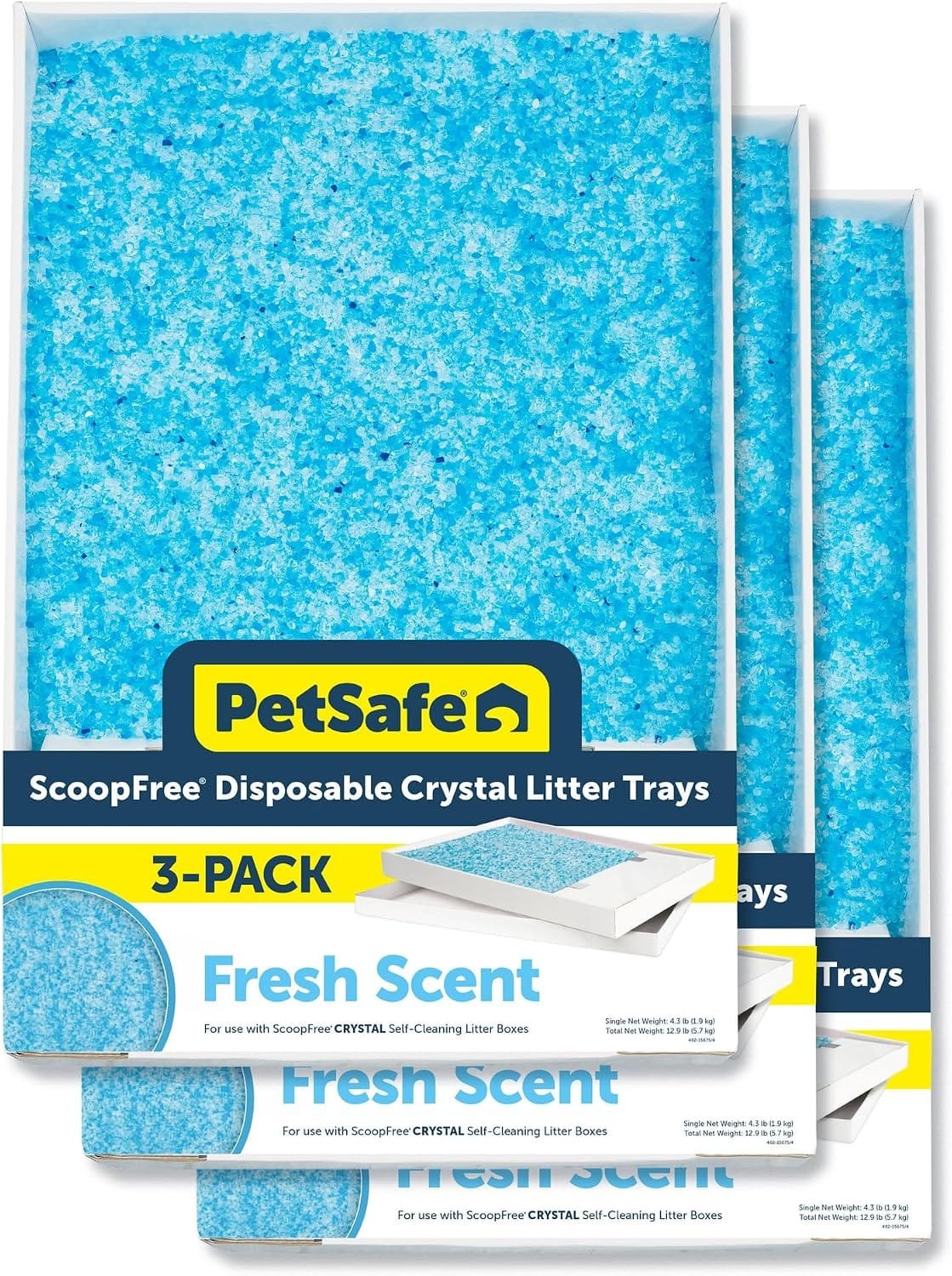 petsafe scoopfree crystal litter tray review
