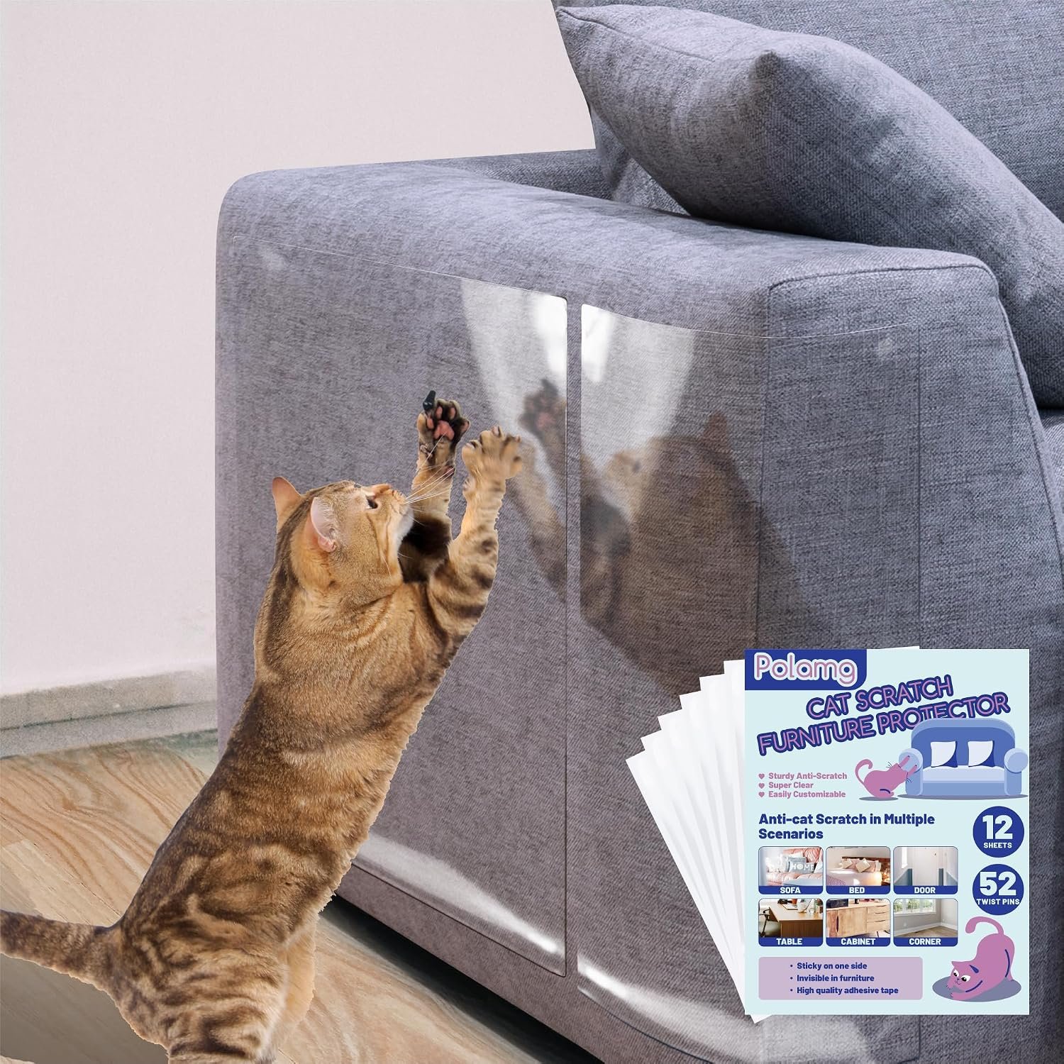 polamg cat scratch furniture protector